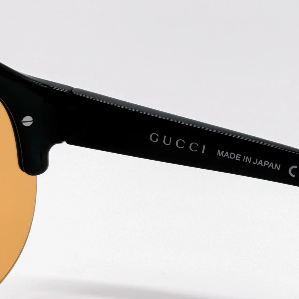 NEW GUCCI GG1645S 005 OVERSIZED BLACK ORANGE UNISEX SUNGLASSES GUCCI